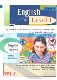 Image of English for level 1 (grade 10)