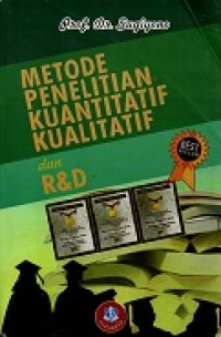 Image of Metode  penelitian  kuantitatif  kualitatif dan r&d